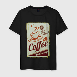 Мужская футболка Coffee Cup Retro