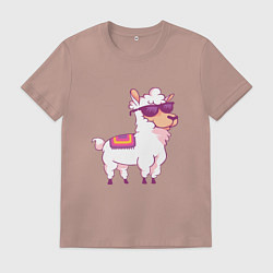 Мужская футболка Lama glama 2