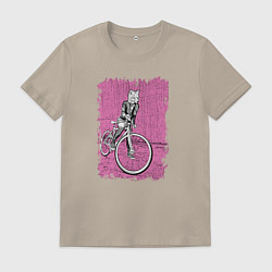 Мужская футболка Байк Панк Лисичка