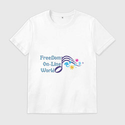 Мужская футболка FreeDom On-Line World