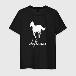 Мужская футболка Deftones лошадь