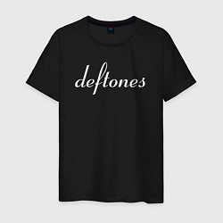 Футболка хлопковая мужская Deftones rock, цвет: черный
