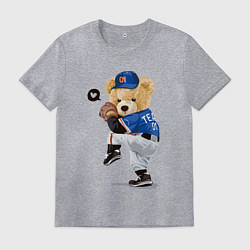 Мужская футболка МИШКА БЕЙСБОЛИСТ