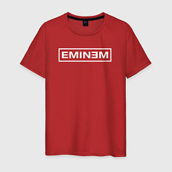 Футболка хлопковая мужская Eminem ЭМИНЕМ, цвет: красный