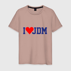 Мужская футболка I love JDM!