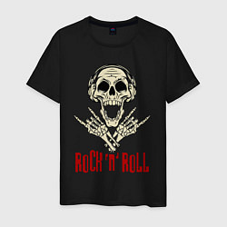 Мужская футболка Rock n Roll Skull