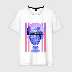 Мужская футболка Daydreaming Vaporwave Statue