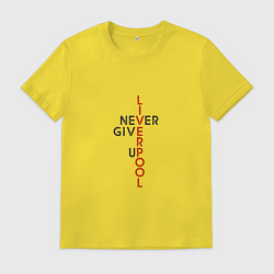 Мужская футболка Liverpool - Never Give Up