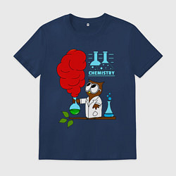 Мужская футболка Сова химик