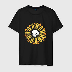 Мужская футболка Череп Подсолнух Sunflower Skull