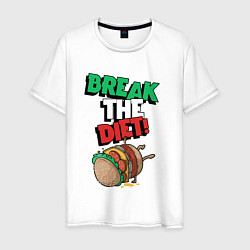 Мужская футболка Break the diet!