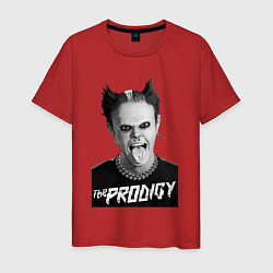 Футболка хлопковая мужская The Prodigy - firestarter, цвет: красный