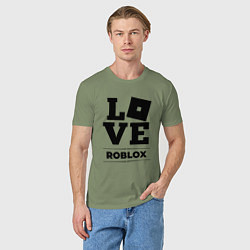 Футболка хлопковая мужская Roblox Love Classic, цвет: авокадо — фото 2