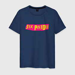 Мужская футболка Sex Pistols Yellow-Pink Logo