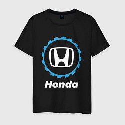 Футболка хлопковая мужская Honda в стиле Top Gear, цвет: черный