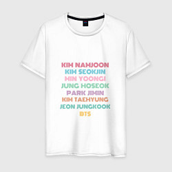 Футболка хлопковая мужская BTS FANCHANT, цвет: белый