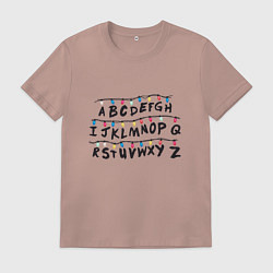Мужская футболка STRANGER THINGS ALPHABET