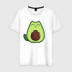 Мужская футболка Avo cat o довольный