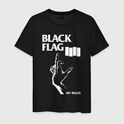 Мужская футболка BLACK FLAG РУКА