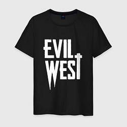 Мужская футболка Evil west logo