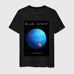 Мужская футболка Blue Giant Голубой Гигант Space collections