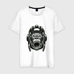 Мужская футболка MONKEY IN A TANK HELMET