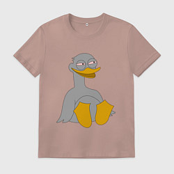 Мужская футболка Два весёлых гуся СЕРЫЙ