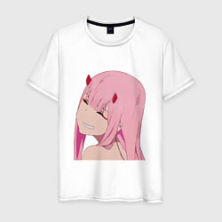 Мужская футболка Zero Two крупный план