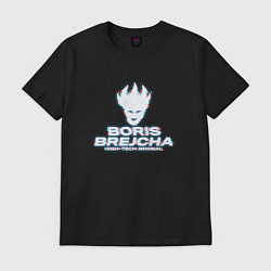 Мужская футболка Борис Брейча глитч эффект