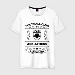 Мужская футболка AEK Athens: Football Club Number 1 Legendary