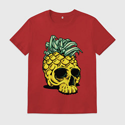 Мужская футболка Череп-ананас Лето