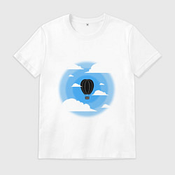 Мужская футболка Аэростат в небе