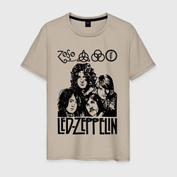 Мужская футболка Led Zeppelin Black