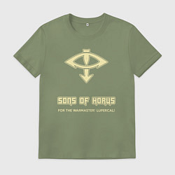 Мужская футболка Сыны Хоруса винтаж лого