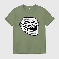 Мужская футболка Тролльфейс улыбается мем