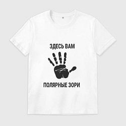 Мужская футболка Здесь вам Полярные Зори