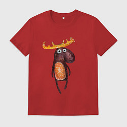 Мужская футболка Прикольный лосяш