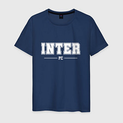 Мужская футболка Inter football club классика