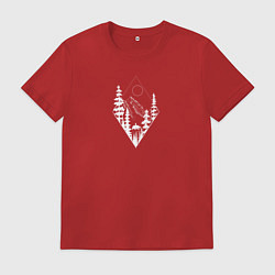 Мужская футболка Girl and bear