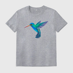 Мужская футболка Колибри синяя