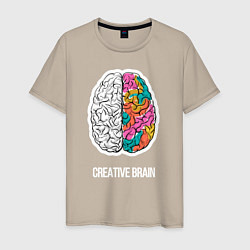 Мужская футболка Creative Brain