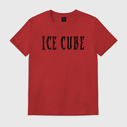 Футболка хлопковая мужская Ice Cube - logo, цвет: красный