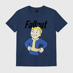 Футболка хлопковая мужская Fallout blondie boy, цвет: тёмно-синий