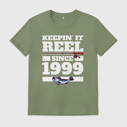 Мужская футболка Держу катушку с 1999 года