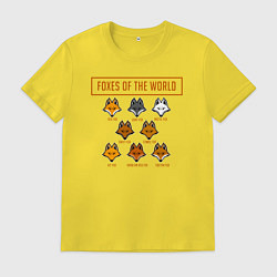 Мужская футболка Все Лисы мира