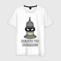 Мужская футболка Bender - death to humans