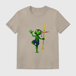 Мужская футболка Лягушонок мастер боевых искусств