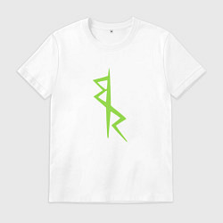 Футболка хлопковая мужская Cyberpunk - Команда Дэвида, цвет: белый