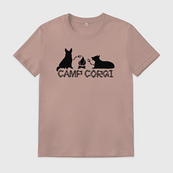 Мужская футболка Лагерь корги
