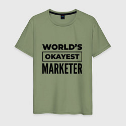 Мужская футболка The worlds okayest marketer